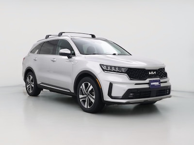 Silver 2023 Kia Sorento Hybrid EX
