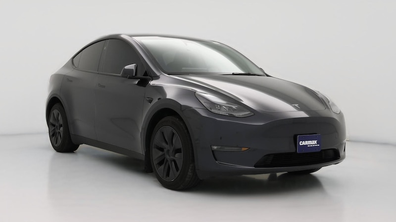 2025 Tesla Model Y Long Range Hero Image