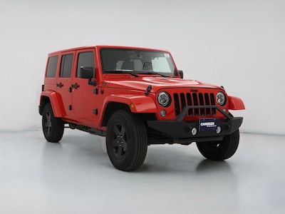 Red 2015 Jeep Wrangler Unlimited X