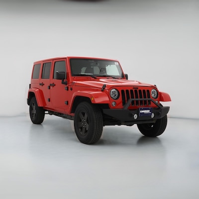 Red 2015 Jeep Wrangler Unlimited X