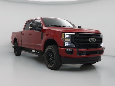 Red 2022 Ford F250 Lariat