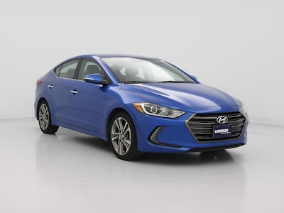 Blue 2017 Hyundai Elantra Limited