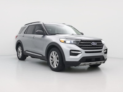 Gray 2021 Ford Explorer XLT