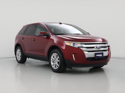 Red 2014 Ford Edge SEL