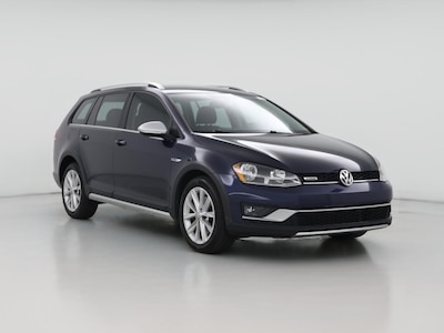 Blue 2017 Volkswagen Golf Alltrack S