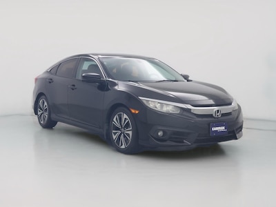 Black 2016 Honda Civic EX-L