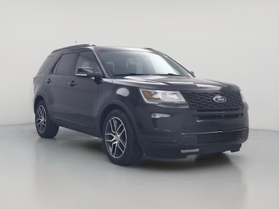 Black 2019 Ford Explorer Sport