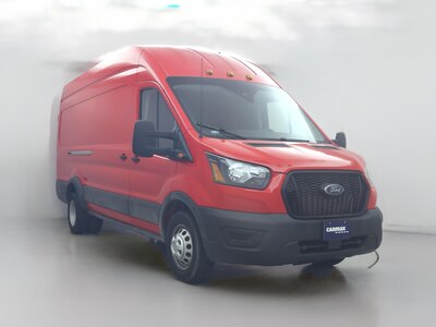 Red 2022 Ford Transit 350