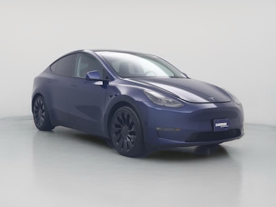 Blue 2022 Tesla Model Y Performance