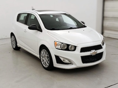 White 2015 Chevrolet Sonic RS