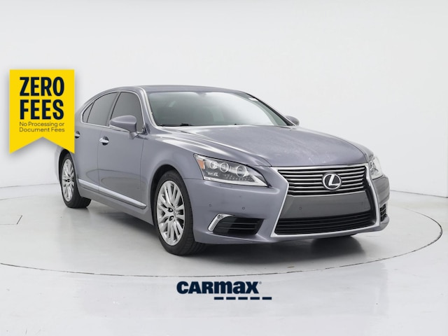 Gray 2015 Lexus LS Sedan Rear-Wheel Drive Automatic