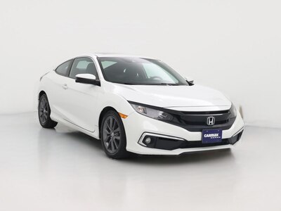 White 2019 Honda Civic EX