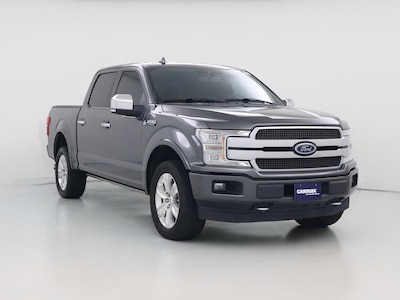 Gray 2018 Ford F150 Platinum