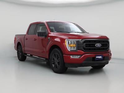 Red 2021 Ford F150 XLT