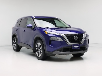 Blue 2021 Nissan Rogue SV