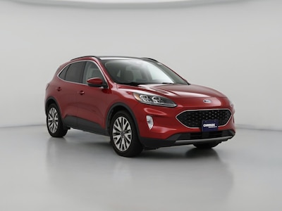 Red 2020 Ford Escape Hybrid Titanium