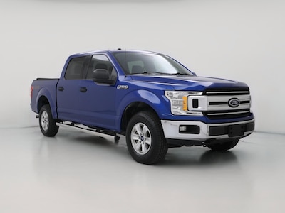 Blue 2018 Ford F150 XLT
