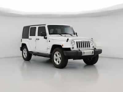 White 2015 Jeep Wrangler Unlimited Sahara