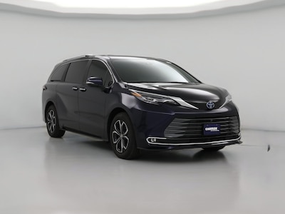 Blue 2025 Toyota Sienna Platinum