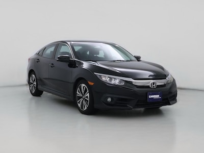Black 2016 Honda Civic EX-T