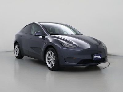 Gray 2021 Tesla Model Y Long Range