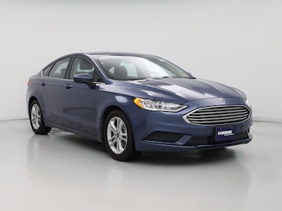 Blue 2018 Ford Fusion SE