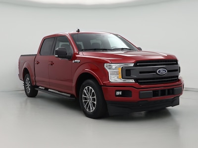 Red 2020 Ford F150 XLT
