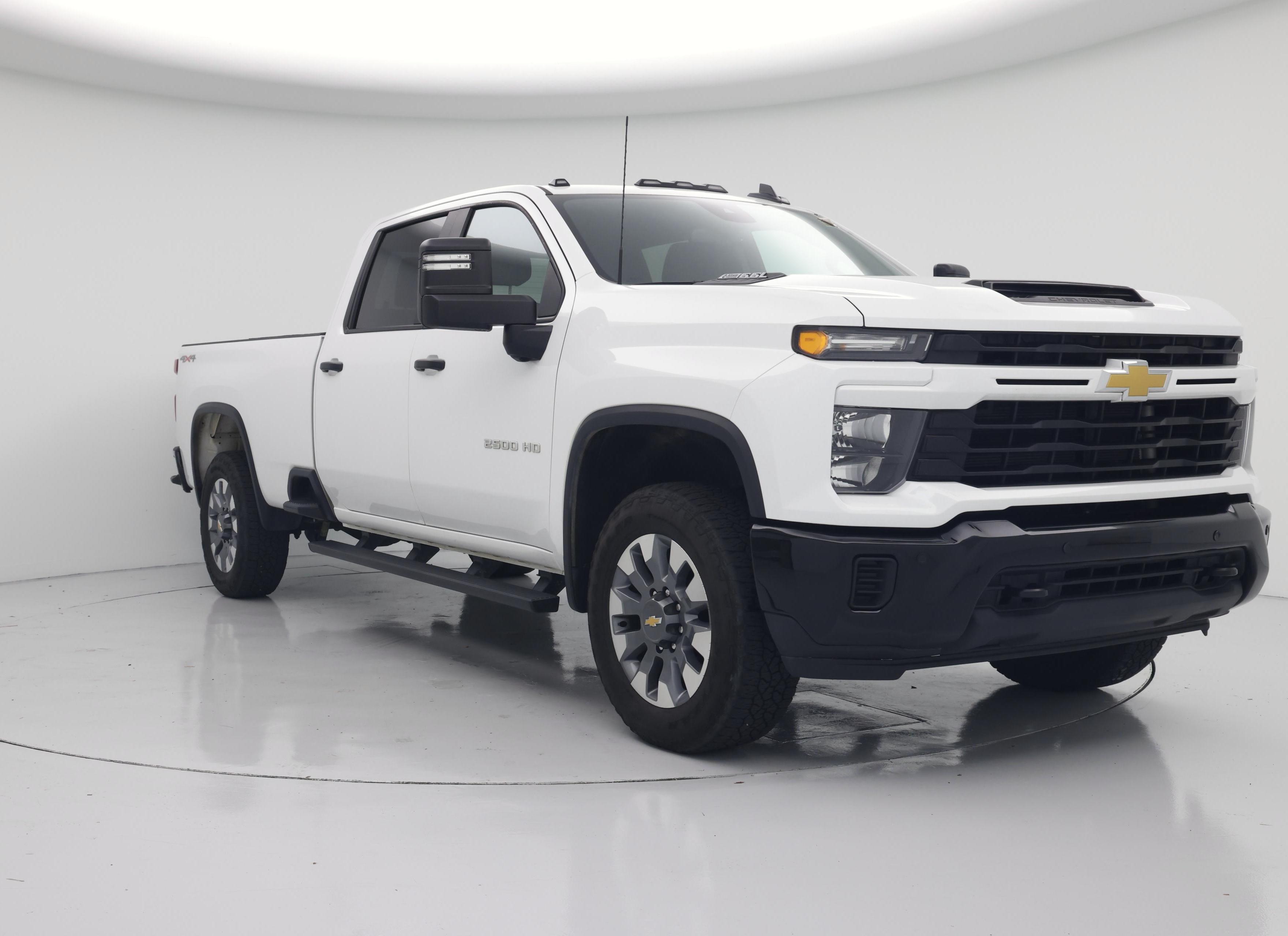 White 2025 Chevrolet Silverado 2500HD Pickup Truck Four-Wheel Drive Automatic