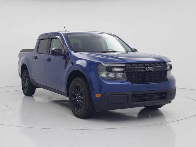 Blue 2024 Ford Maverick XLT SuperCrew FWD Pickup Truck Front-Wheel Drive Automatic
