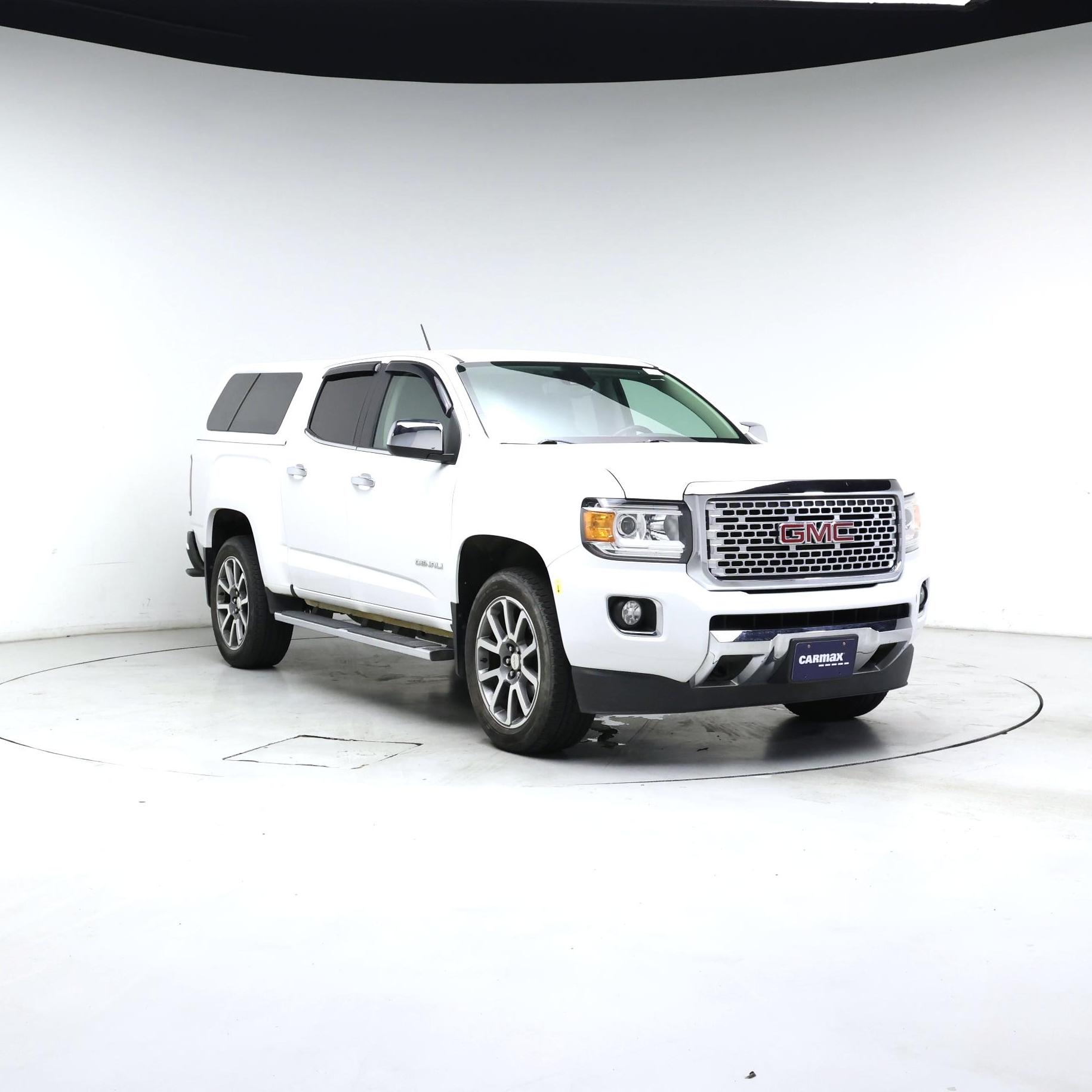 White 2020 GMC Canyon Pickup Truck Four-Wheel Drive Automatic