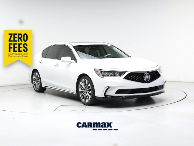 White 2020 Acura RLX FWD with Technology Package Sedan Front-Wheel Drive Automatic