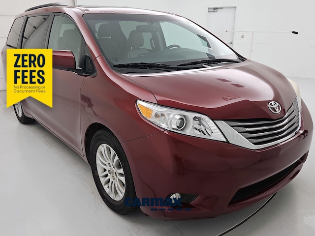 Red (Burgundy) 2016 Toyota Sienna Minivan Front-Wheel Drive Automatic