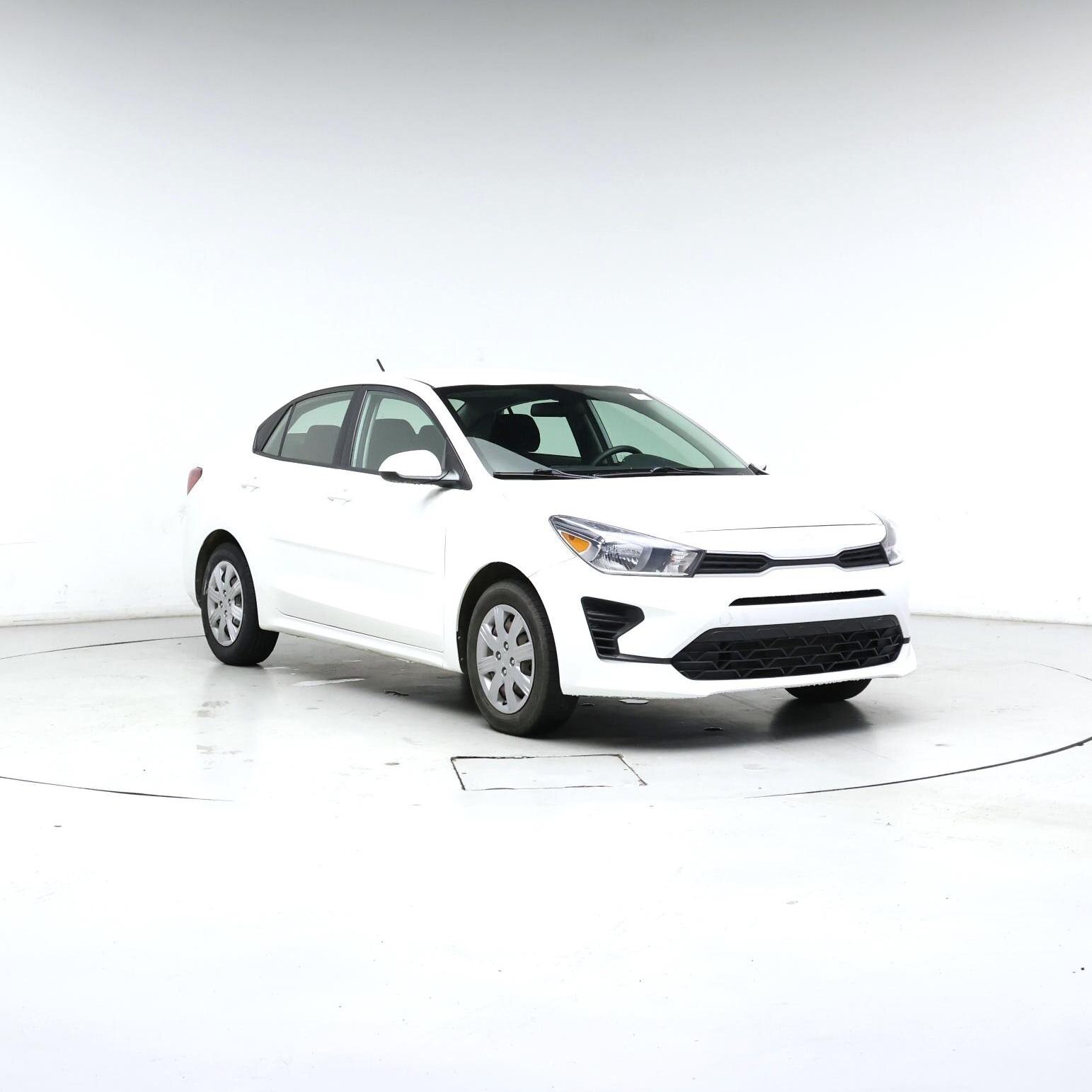 White 2022 Kia Rio LX FWD Sedan Front-Wheel Drive Automatic