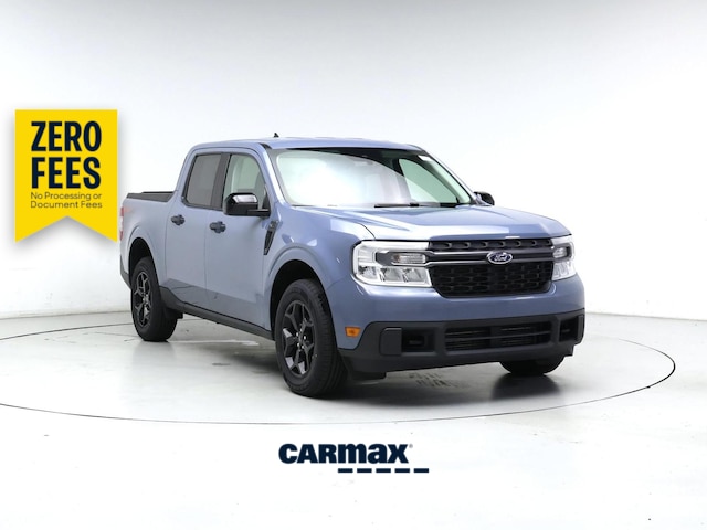 Blue 2024 Ford Maverick XLT SuperCrew AWD Pickup Truck All-Wheel Drive Automatic