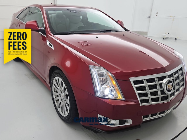 Red 2014 Cadillac CTS Coupe 3.6L Performance RWD Coupe Rear-Wheel Drive Automatic