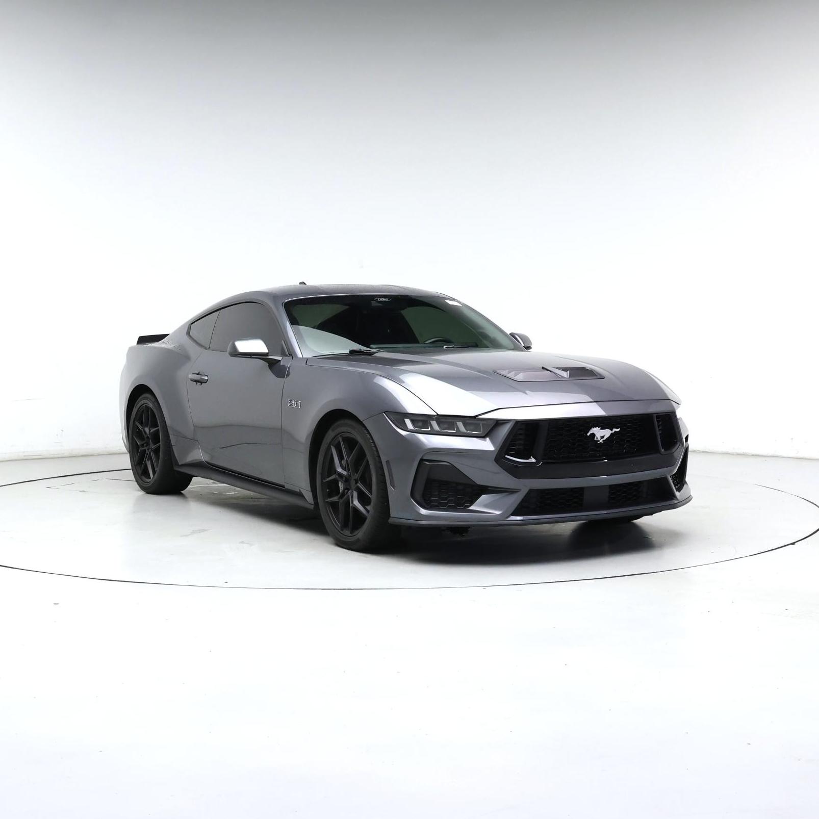 Gray 2024 Ford Mustang GT Premium Fastback RWD Coupe Rear-Wheel Drive Automatic