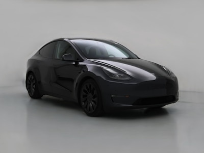 Gray 2024 Tesla Model Y Performance