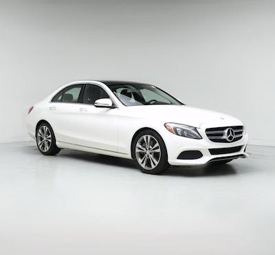 White 2016 Mercedes-Benz C300