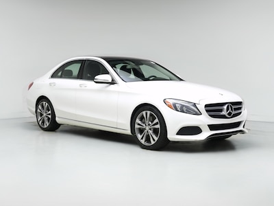 White 2016 Mercedes-Benz C300