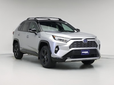 Silver 2021 Toyota RAV4 Hybrid XSE