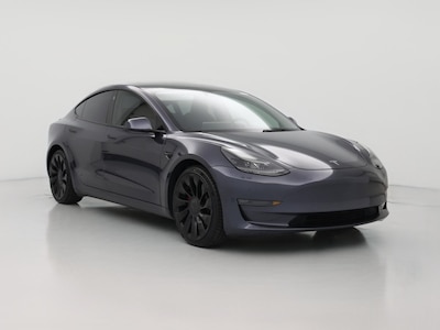 Gray 2022 Tesla Model 3 Performance