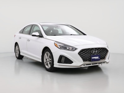 White 2019 Hyundai Sonata Limited