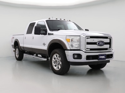 White 2015 Ford F350 Lariat