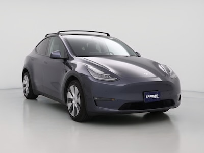 Gray 2021 Tesla Model Y Long Range
