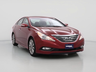 Red 2014 Hyundai Sonata Limited