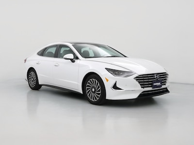White 2023 Hyundai Sonata Hybrid Limited