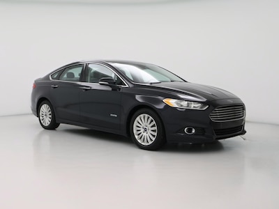Black 2014 Ford Fusion Energi Titanium