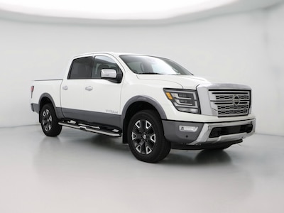 White 2022 Nissan Titan Platinum Reserve