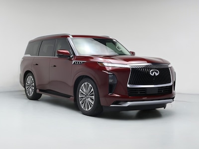 Red 2025 Infiniti QX80 Sensory