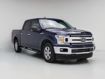 Blue 2019 Ford F150 XLT